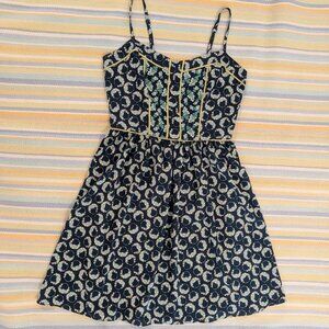 ⭐ Beautiful Lauren Conrad Flower Print Dress Size 8